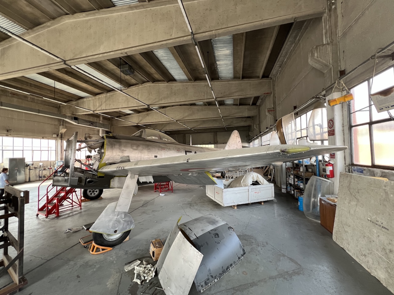 Italian Air Force P-47D Thunderbolt Restoration 21 Italian Air Force P 47D Thunderbolt MM4653 1824