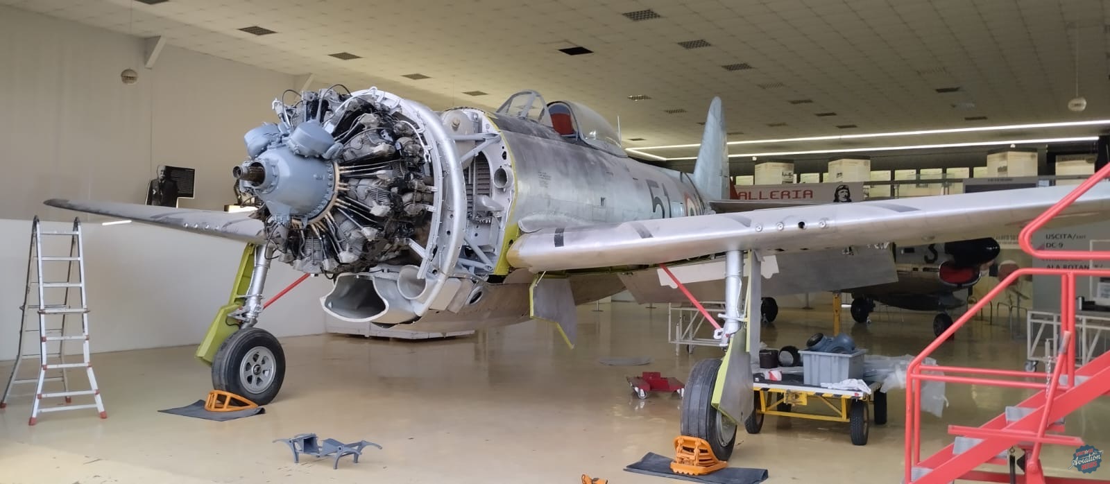 Italian Air Force P-47D Thunderbolt Restoration 26 Italian Air Force P 47D Thunderbolt MM4653 Volandia 1