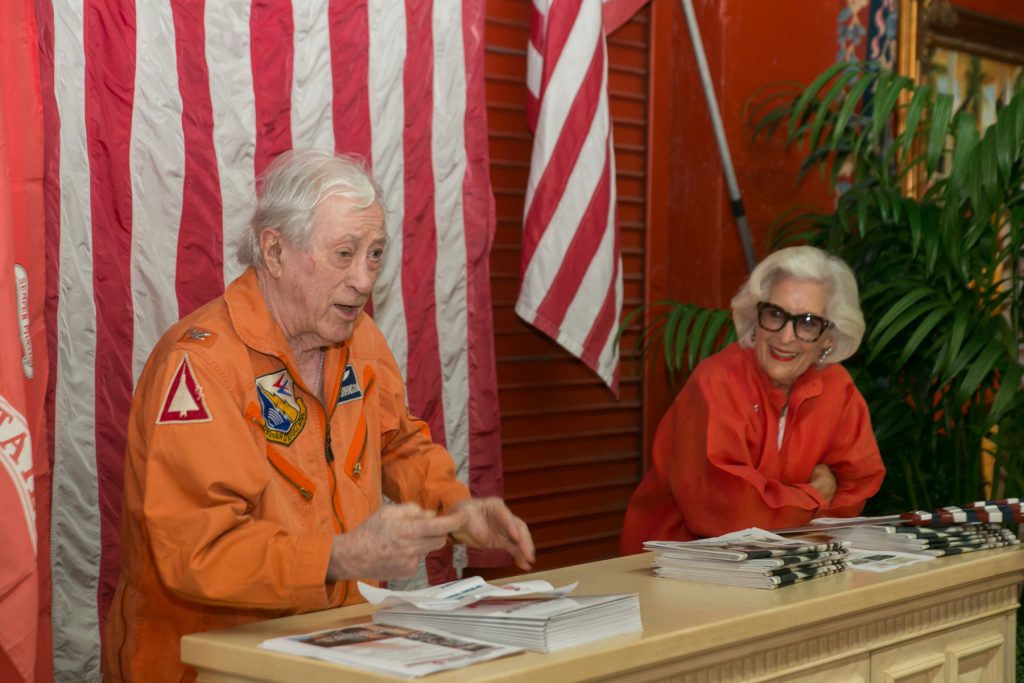 Grand Opening of the River Rats Permanent Exhibit at Aviation Heritage Park Museum 10 JM Scrappy and Elena Johnson
