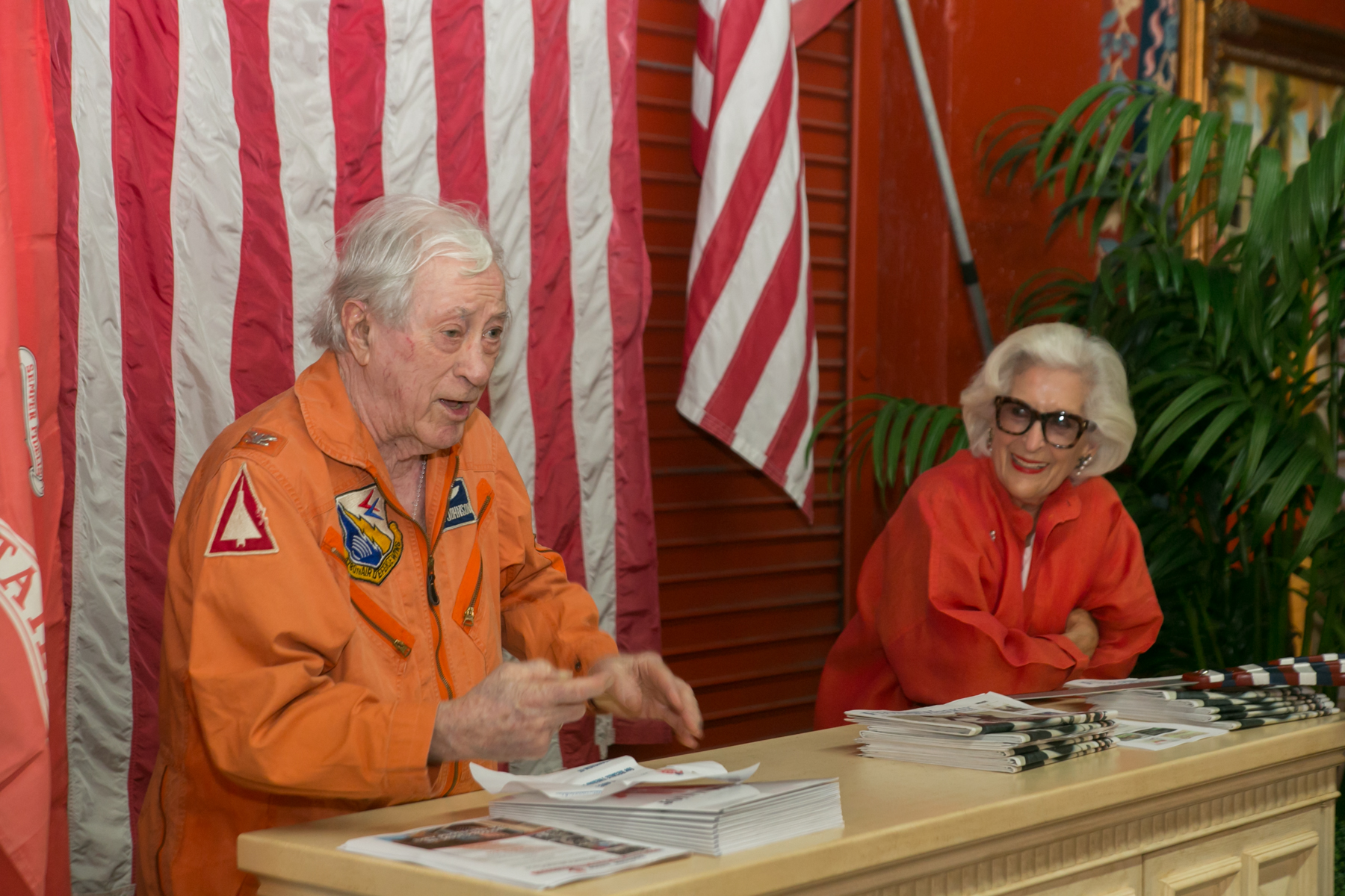 Joint Mission - Helping Homeless Veterans Regain Their Dignity 11 Colonel Scrappy Johnson and wife Elena at recent fundraiser in West Palm Beach