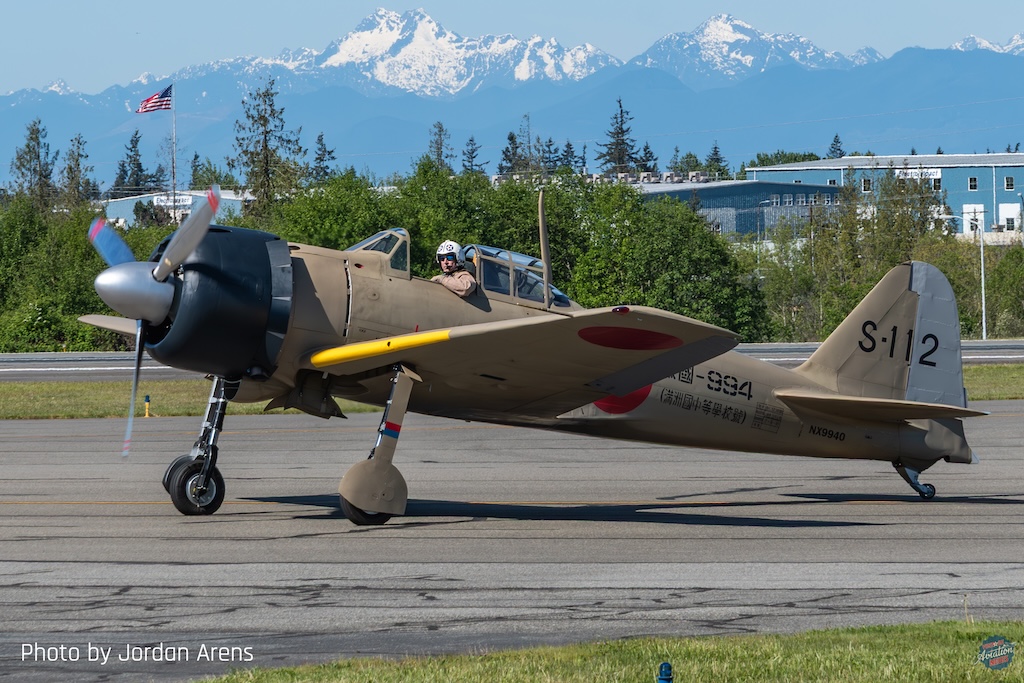 Military Aviation Museum's Mitsubishi A6M3 Model 32 Zero Flies! 14 JRA 5766 Enhanced NR Jordan Arens