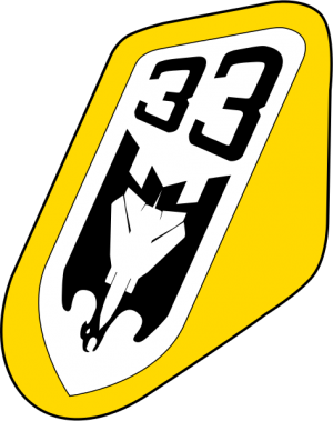 The Luftwaffe in 1961 by Howard "Scrappy" Johnson, Part 1 12 Current Insignia of Jagdbombergeschwader 33 (Fighter-Bomber Wing 33), German Air Force (Luftwaffe). Wrekin762