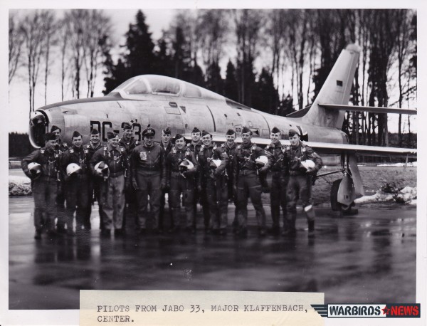 The Luftwaffe in 1961 by Howard "Scrappy" Johnson, Part 3 10 Scrappy took this picture of the JJagdbombergeschwader 33's pilots.(Fighter-Bomber Wing 33; abbreviated as: JaBoG 33)
