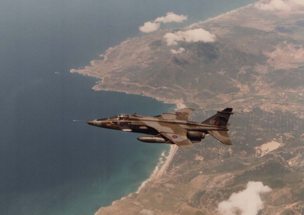 SEPECAT Jaguar Goes on Display at Yorkshire Air Museum 11 Jaguar in flight