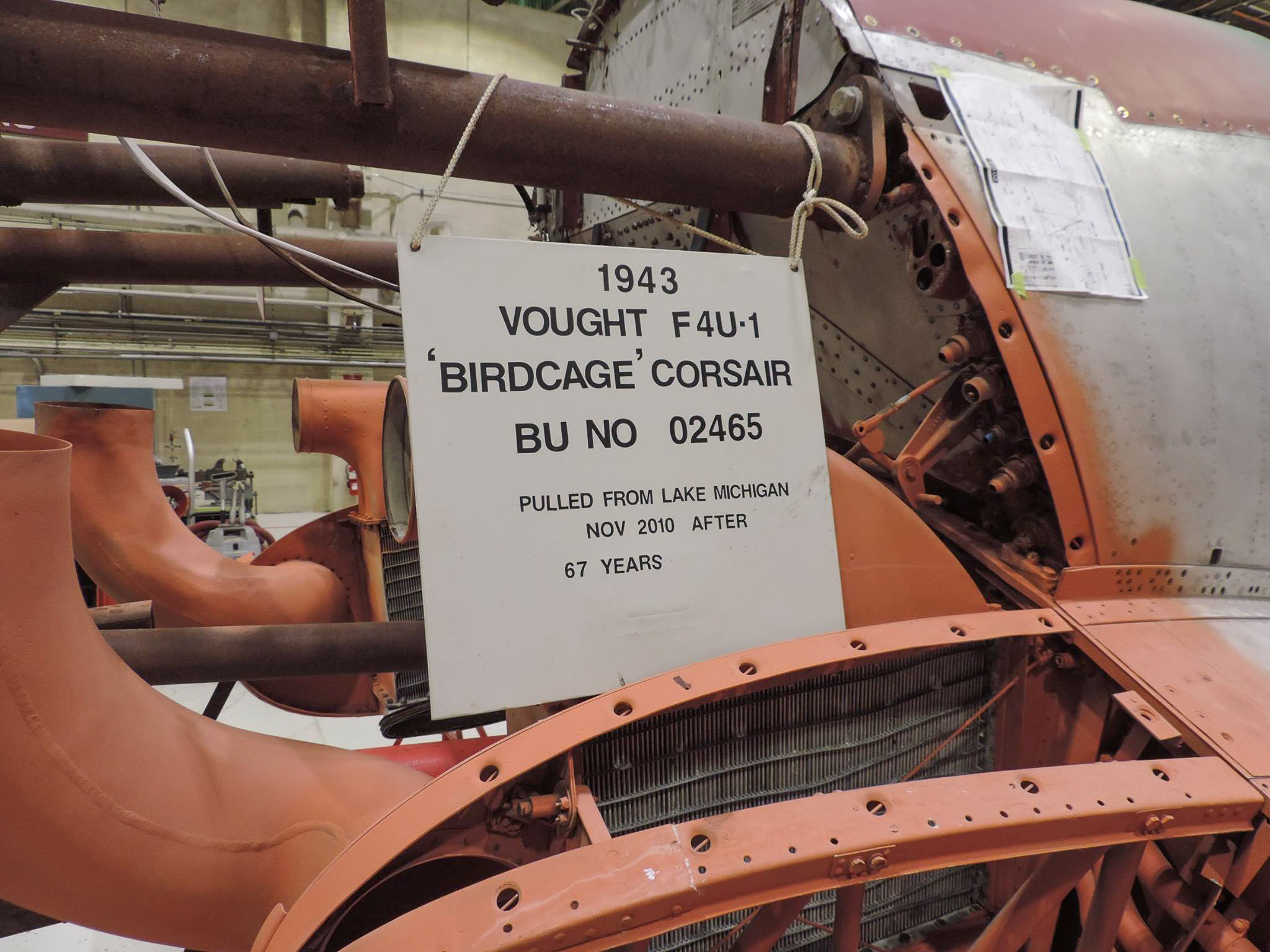 The National Naval Aviation Museum Birdcage Corsair Nears Completion 17 Joel Edwards photo F4U 1 Corsair Naval Aviation Museum Pensacola Florida November 2017 Nov2017 1
