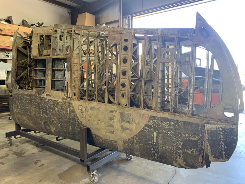 A Chat with Vultures Row Aviation Owner Chuck Wahl 23 July 2 2023 Original FG 1A wing for Lucky Gallon