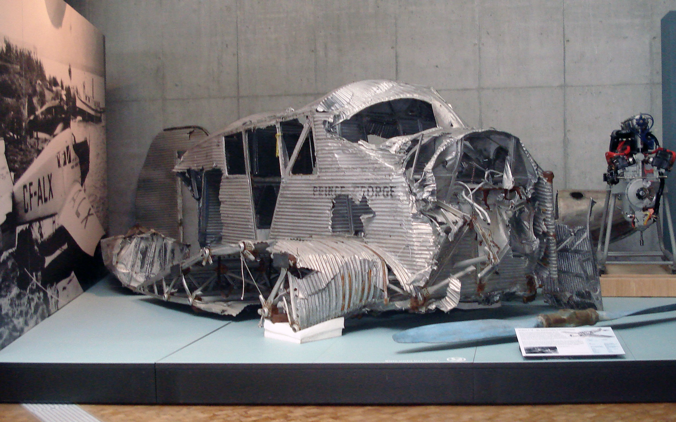 Royal Aviation Museum of Western Canada Re-Assembles Junkers F.13 12 Junker F 13 wreck DTMB