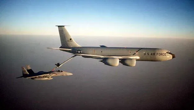 Phantom and Stratotanker: East Mississippi Veterans Park Expands at Historic Key Field 12 KC 135R 61 0302 refuels a F 15C Eagle