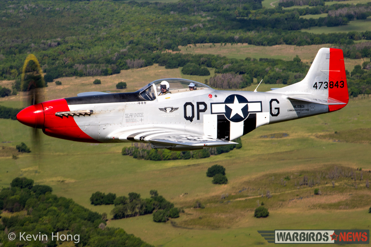 CAF Fighters & Bombers Tour to Visit Savannah in April 11 The CAF's first warbird 'Old Red Nose' forming up on B-17G 'Texas Raiders' at Sun 'n Fun 2016. (photo by Kevin Hong)