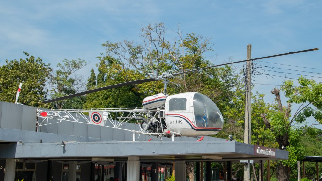Historic Airframes at the Royal Thai Police Aviation Division 18 Kawasaki KH 4