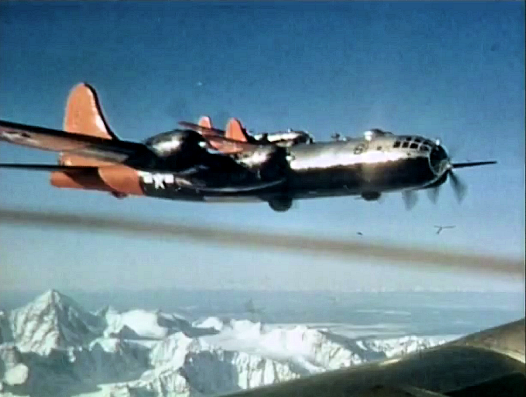 Frozen in Time: The tragic end of the B-29 Superfortress 'Kee Bird' 14 Kee Bird flying in formation uSAF