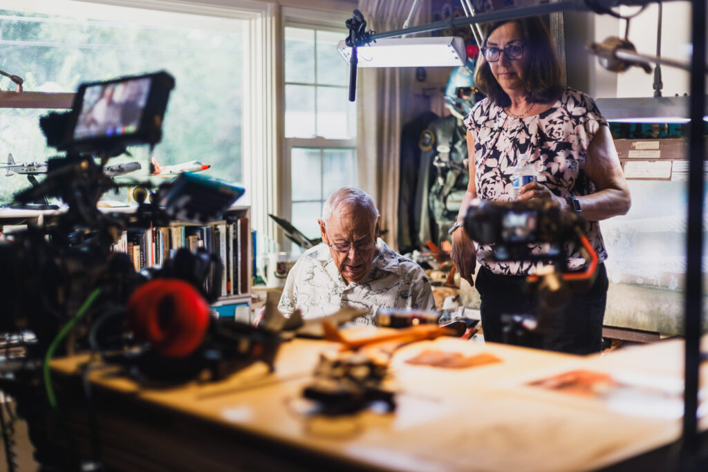 The Art of Aviation: A Docuseries to Follow 12 "Keith Ferris Interview" - Keith Ferris, co-founder of the American Society of Aviation Artists, pictured as he is interviewed in his studio.