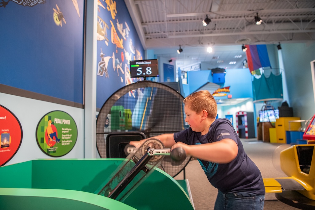 EAA Aviation Museum Reaccredited by American Alliance of Museums 13 KidVenture gallery propulsion hands on by Connor Madison EAA Museum