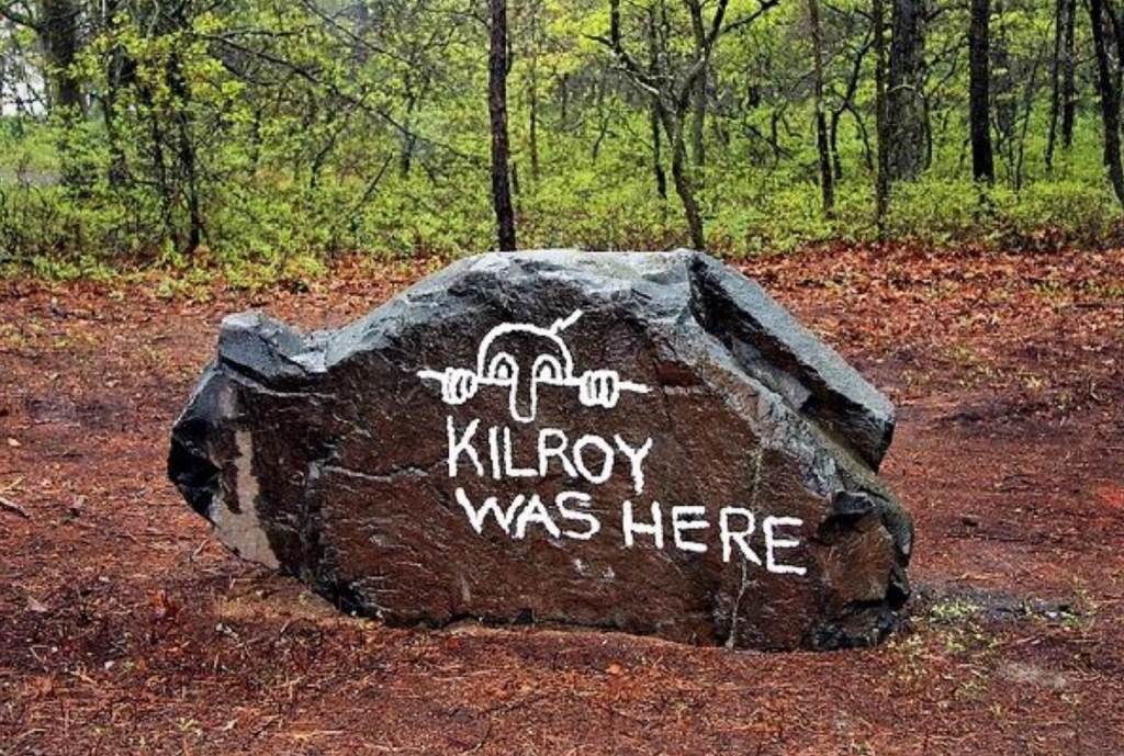 A Veteran's Story: Kilroy Was Here! 11 Kilroy Was Here Stone