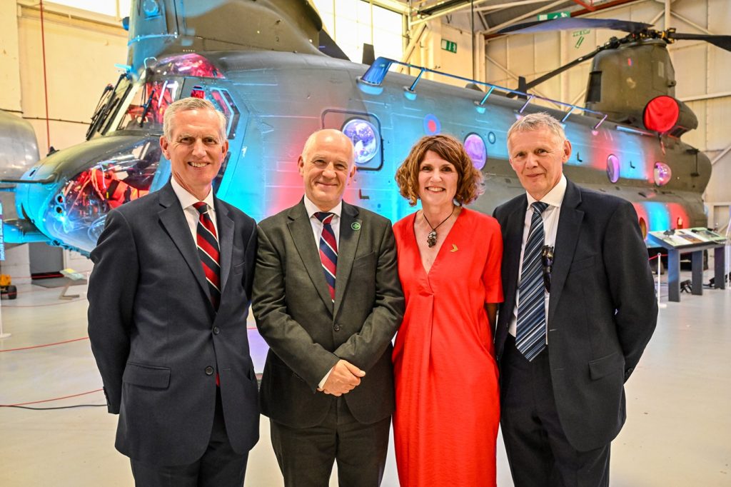 BAE Systems Supports RAF Museum Transformation with Major Investment 10 L R. Sir Stephen Hillier RAFM Chair of Trustees Sir Stuart Atha BAE Systems Maggie Appleton RAFM CEO Cliff Robson BAE Systems 1