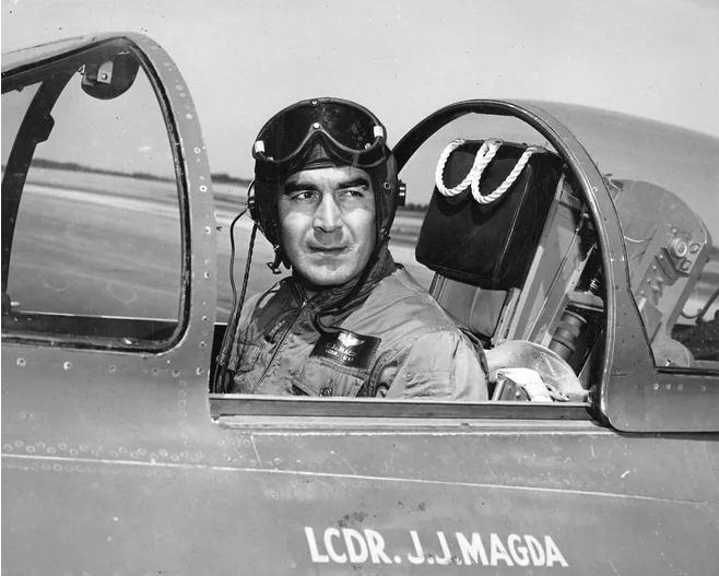 Naval Aviation Hall of Honor Enshrinement - October, 2022 12 LCDR John J. Magda