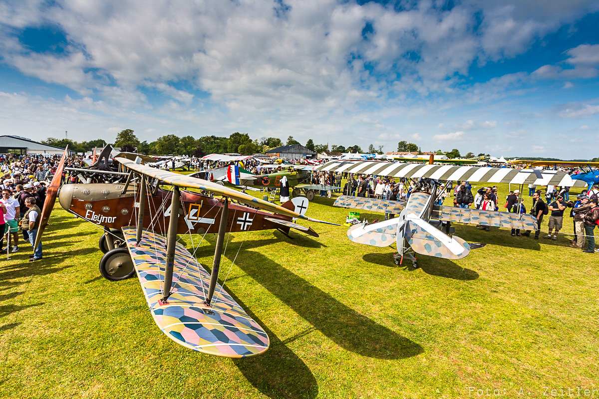 La Ferté-Alais 2015 - Air Show Report 13 Some of the WWI era planes at La Ferte-Alais.