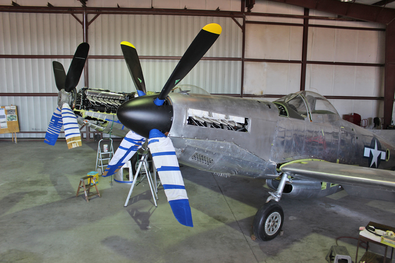 XP-82 Twin Mustang - November 2016 - Restoration Update 11 (photo via Tom Reilly)