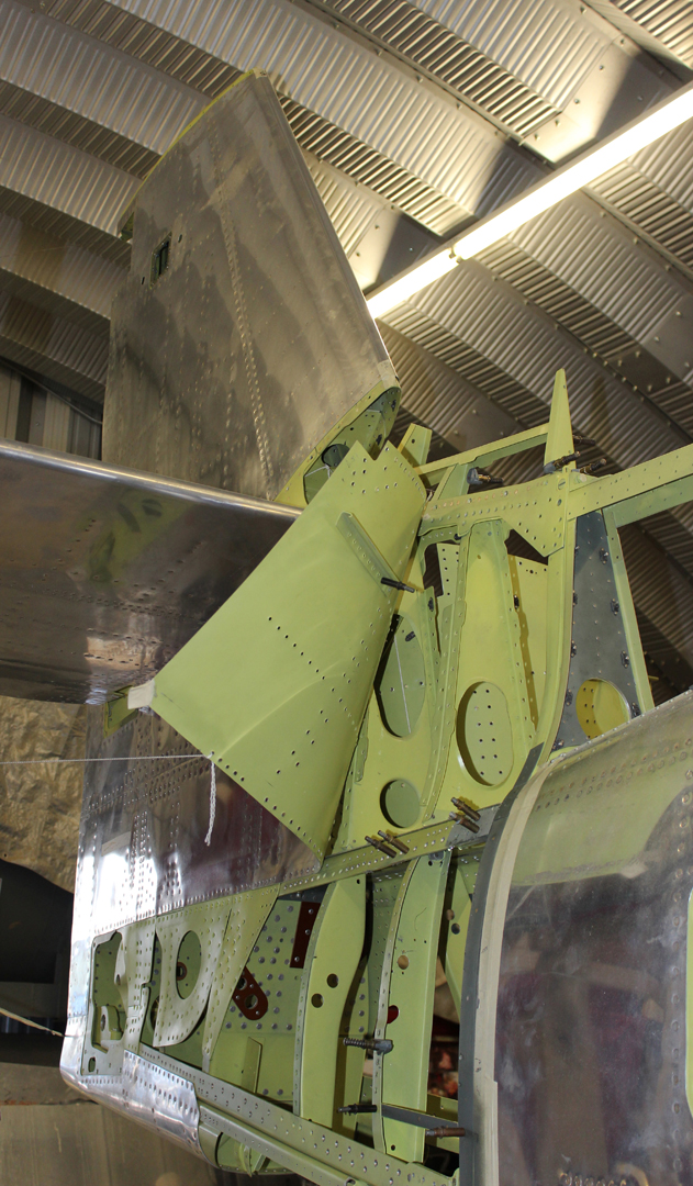 XP-82 Twin Mustang - September, 2014 Restoration Update 12 Lefthand aft fuselage extension. (photo via Tom Reilly)
