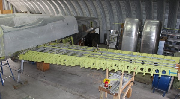 XP-82 Restoration December Update 10 Left Hand Wing