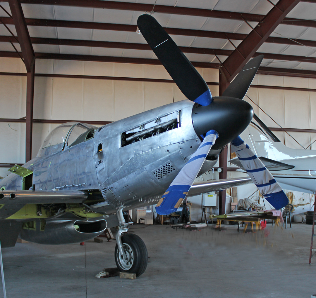 XP-82 Twin Mustang - November 2016 - Restoration Update 12 (photo via Tom Reilly)