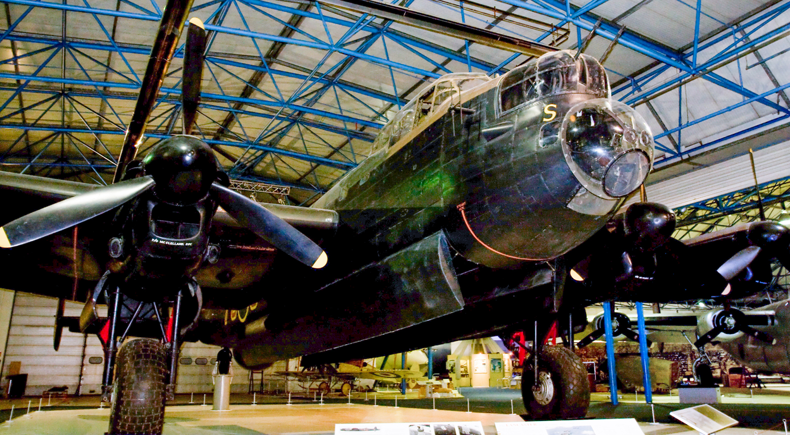 Adopt a Piece of RAF History! 16 Lancaster R5868 at RAF Museum London Flickr 2225323612 copy