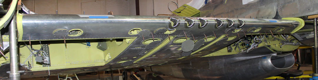 XP-82 Twin Mustang – January, 2018 – Restoration Update 29 Leading edge 1