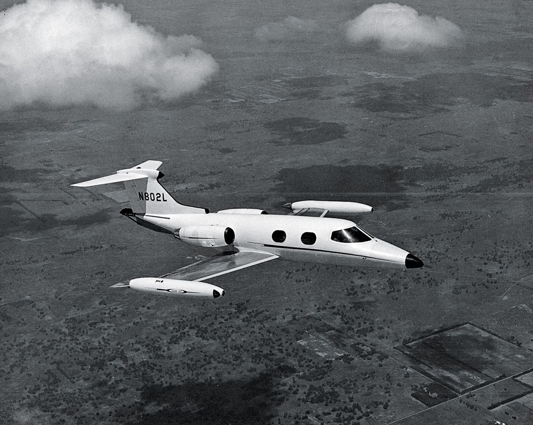 Today in Aviation History: First Flight of The Learjet 10 Learjet 23 N802L was the second prototype. This airplane is in the collection of the Smithsonian Instititution National Air and Space Museum. NASM 9A11735