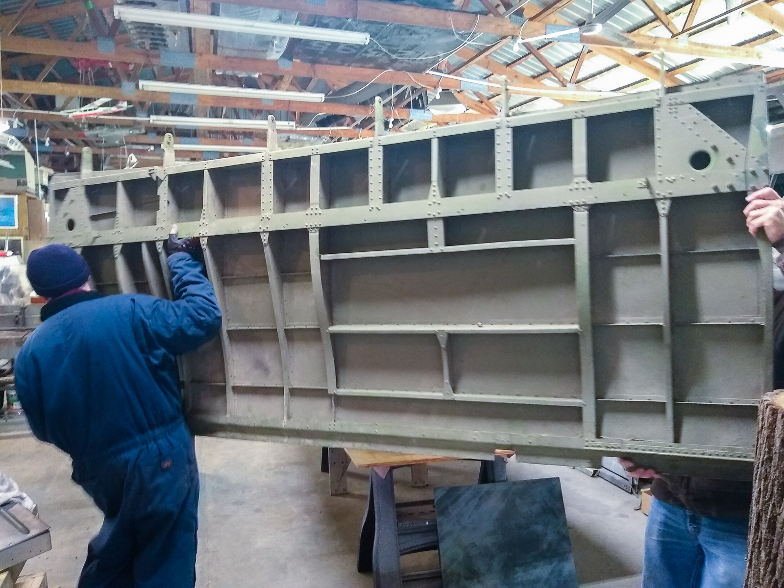 B-17E “Desert Rat” - June 2020 Restoration Update 13 Left side bomb bay door 1