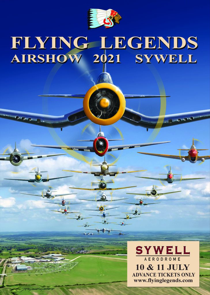 Flying Legends Finds New Home at Sywell Aerodrome 12 Legends 2021 Poster