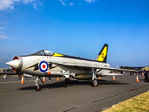 Help Save Lightning XR713 10 Lightning F.3 XR713 on display in its celebratory 111 Squadron markings at the RAF Leuchars air show. (photo - Tom Moran of Urban Ghosts.com)