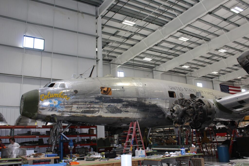 Columbine II Restoration – Fall 22/23 Update 19 Lockheed Constellation Columbine II
