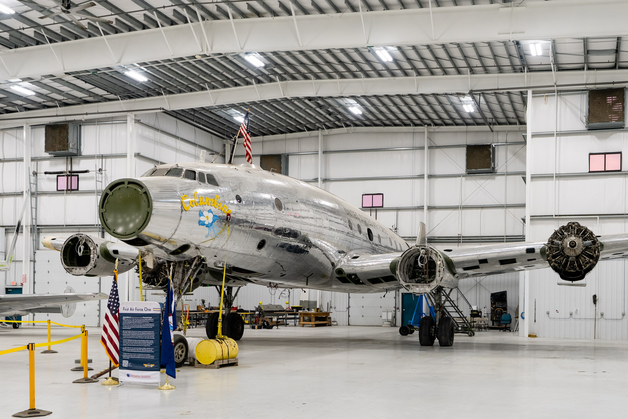 President Dwight D. Eisenhower’s Lockheed VC-121 Constellation "Columbine II" Restoration Update 11 Lockheed Constellation Columbine II Restoration Update 1017