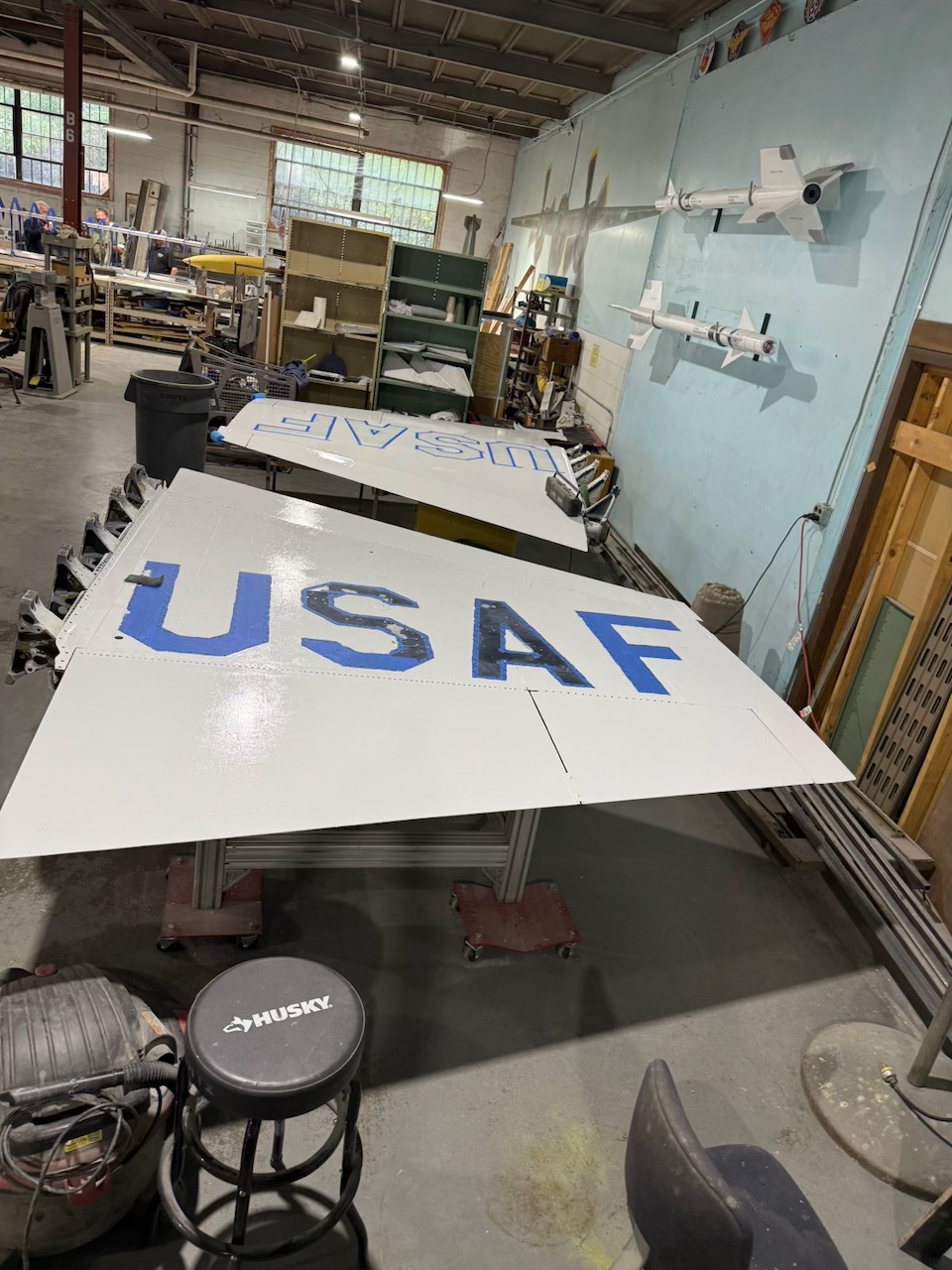 Lockheed F-104D Starfighter Restoration Progresses at MAPS Air Museum 11 Lockheed F 104D Starfighter serial number 57 1322 wings