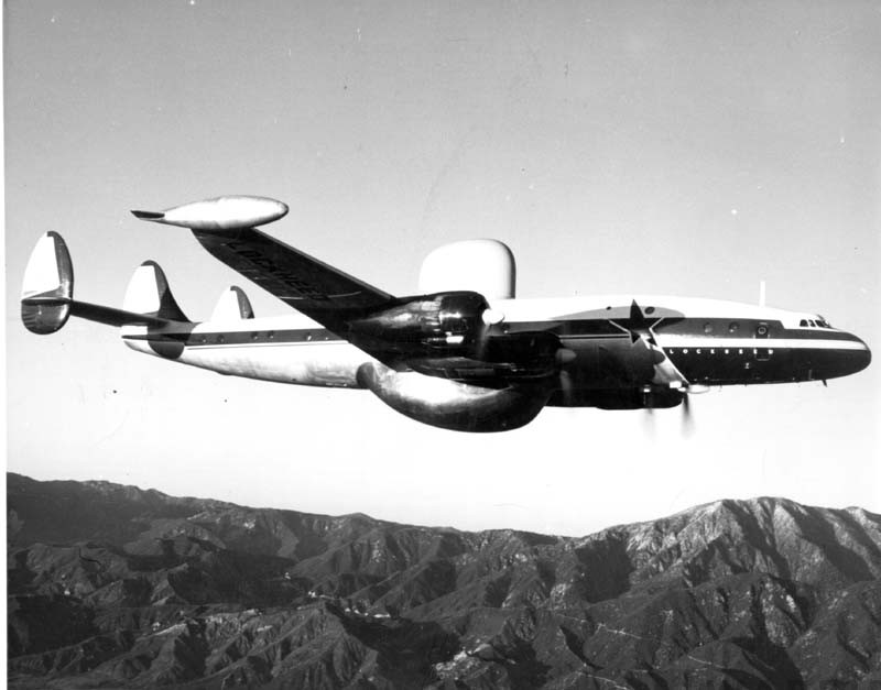 Today in Aviation History: First Flight of the Lockheed Constellation 21 The Lockheed "Sky Sentry," the company's proposal for an airborne early warning aircraft; the forerunner of the EC-121.