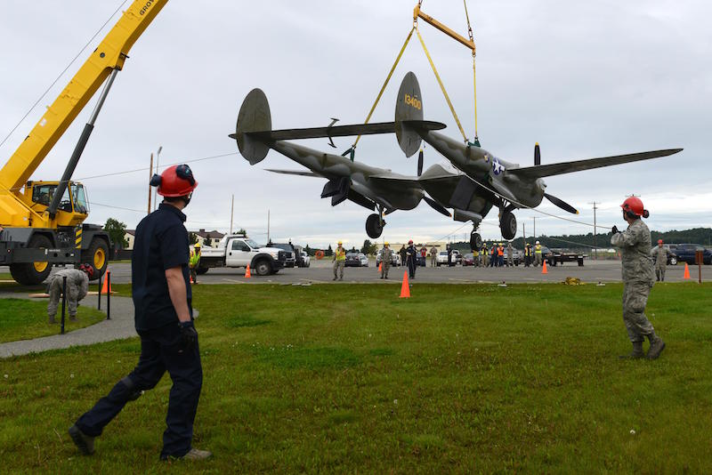 P-38G Lightning Returns After Restoration 11 Photo by By Airman 1st Class Christopher R. Morales | 673d Air Base Wing / Public Affairs