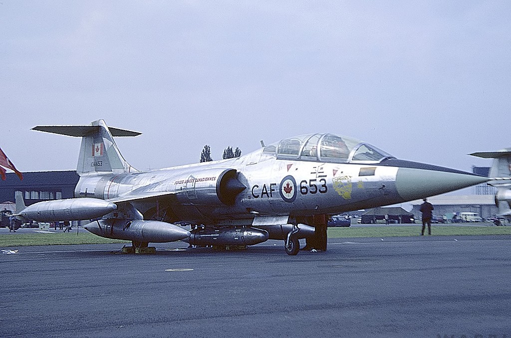 The KF Centre for Excellence's CF-104 Starfighter 12 Lockheed CF 104D Starfighter Mk2 Canada Air Force AN1280891