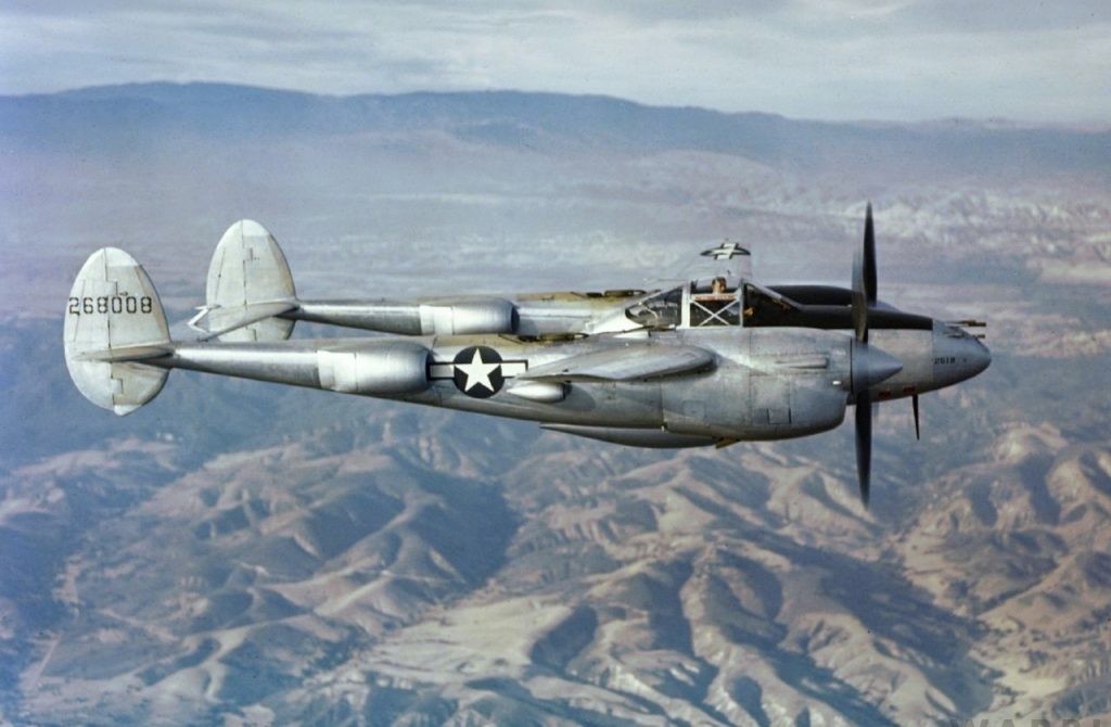 Flight Test Files: Lockheed P-38 Lightning - Solving the Deadly Mystery of Compressibility 10 Lockheed P 38J Lightning in flight over California circa in 1944