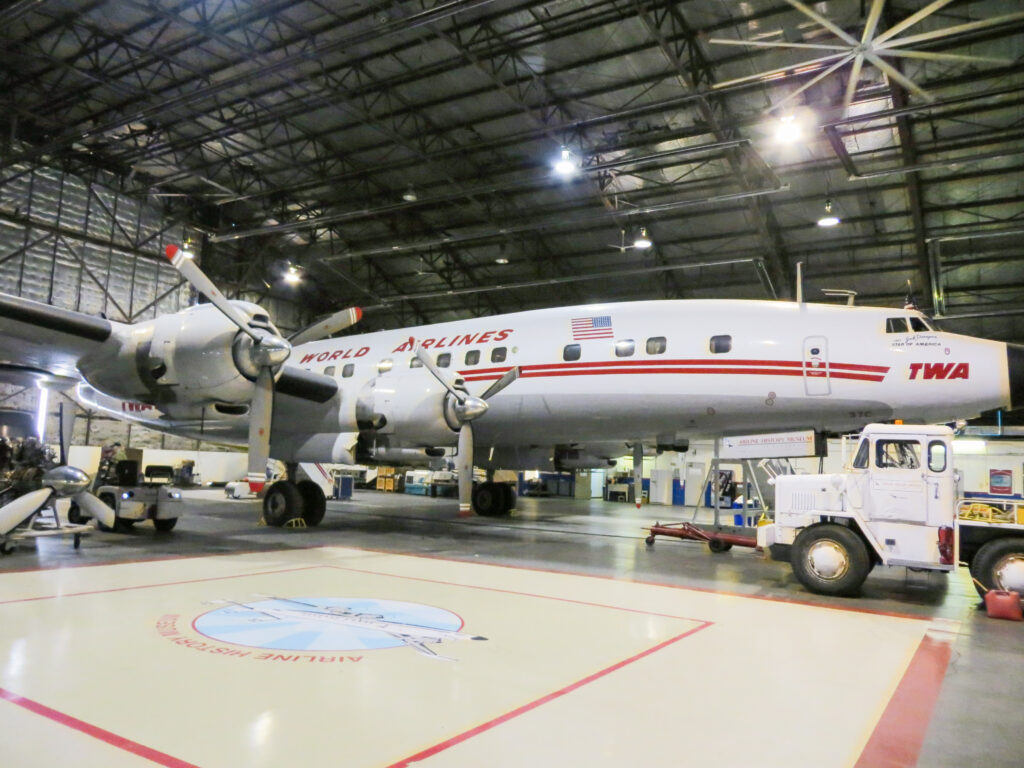 John Travolta Acquires Super Constellation N6937C – Airline History Museum Update 15 Lockheed Super G Constellation N6937C National Airline History Museum 2013 03 16