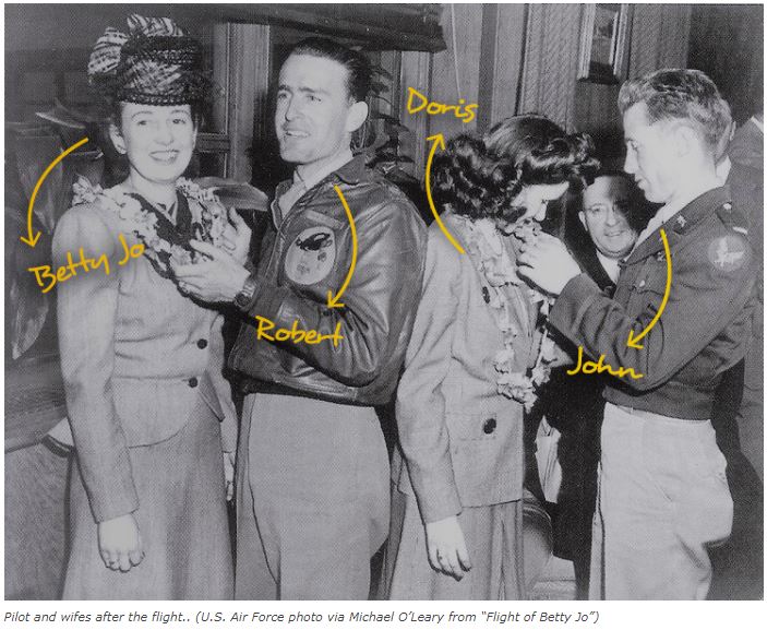 Texas Raiders One-Wheel Tribute 15 Lt. Col. Robert Thacker Lt. John Ard with Wives