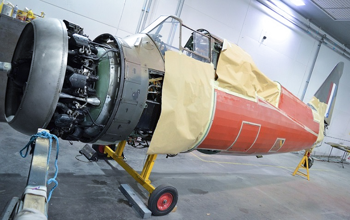 RAF Museum - Westland Lysander Update 11 Lysander Fuselage