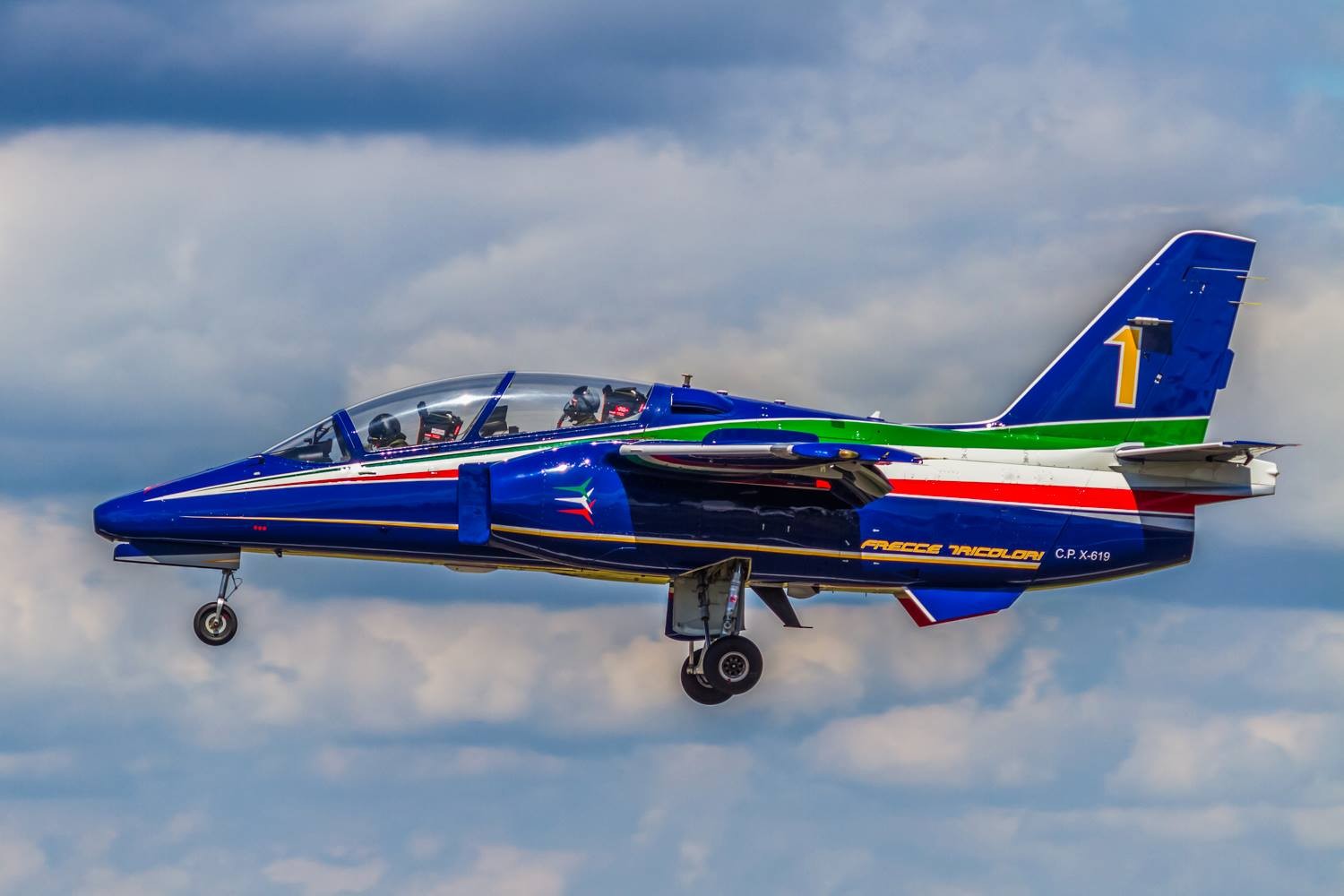 Frecce Tricolori Celebrate 60th Anniversary With Special Markings 20 M 345PAN Frecce Tricolori Leonrardo MArchi