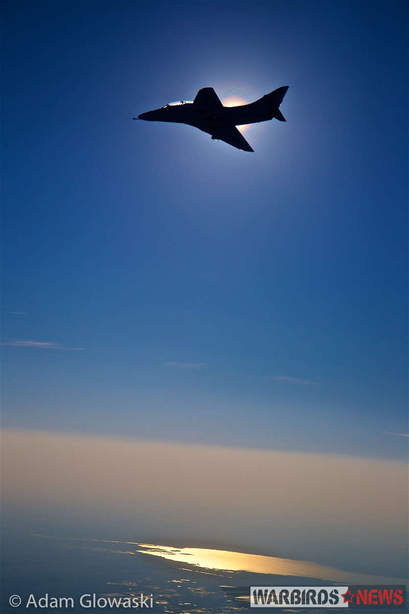 Classic Fighters of America's TA-4J Skyhawk Airborne! 14 (Photo by Adam Glowaski - Box 5 Media)