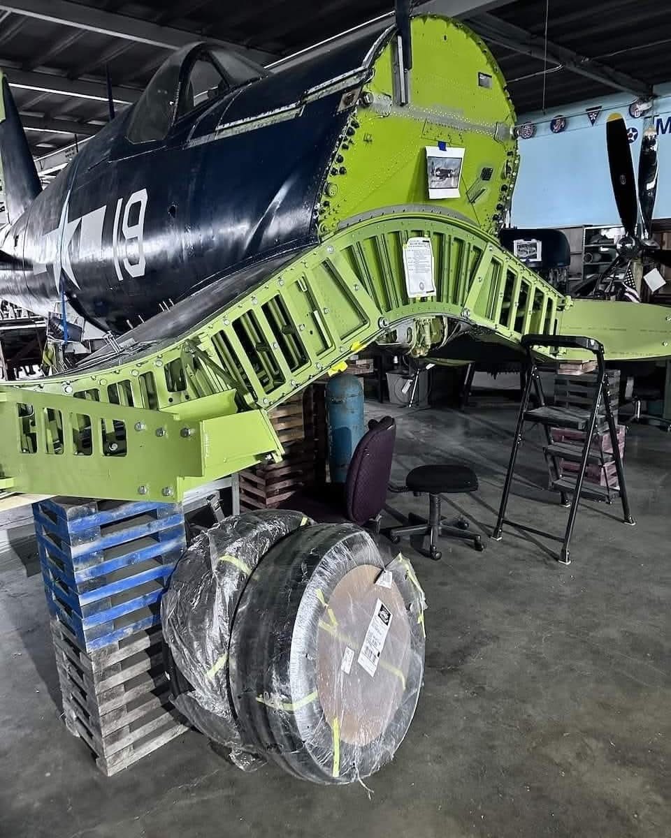 MAPS Air Museum’s FG-1D Corsair Restoration Update 10 MAPS FG 1D Corsair