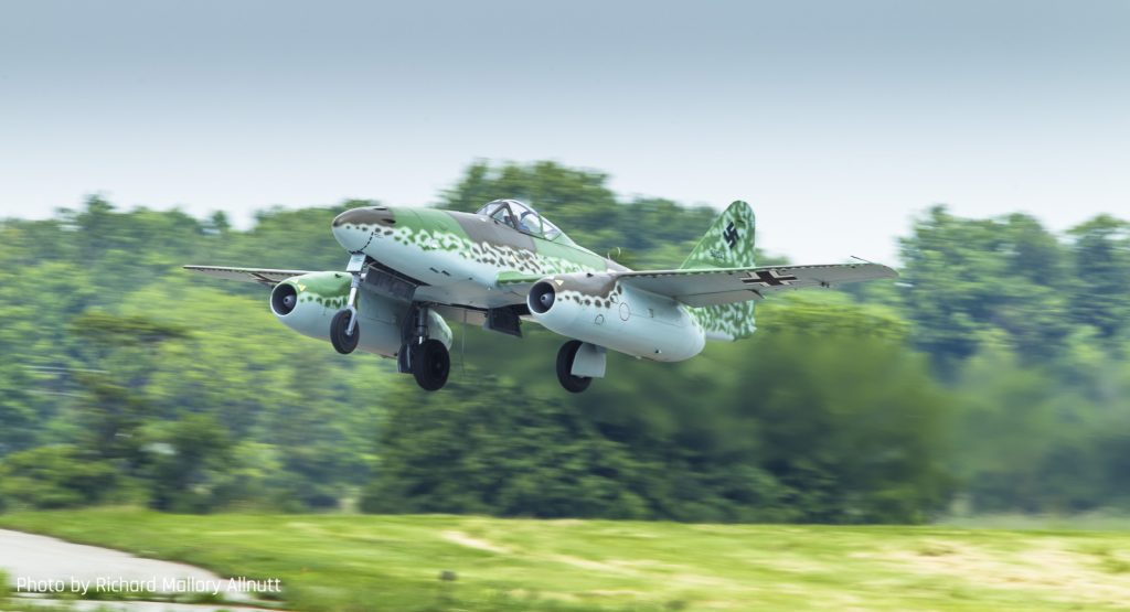 Military Aviation Museum’s Me 262 Replica Poised For a Triumphant Return to the Skies 15 MA 6022 Richard Mallory Allnutt photo Hamilton Air Show Mount Hope Ontario June 15 2013 Enhanced NR small