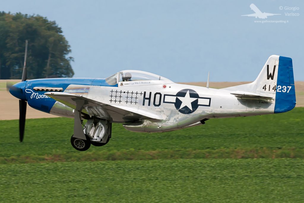 P-51D Mustang ‘Moonbeam McSwine’ Arrives at Biggin Hill Heritage Hangar 16 MG 9472 290814