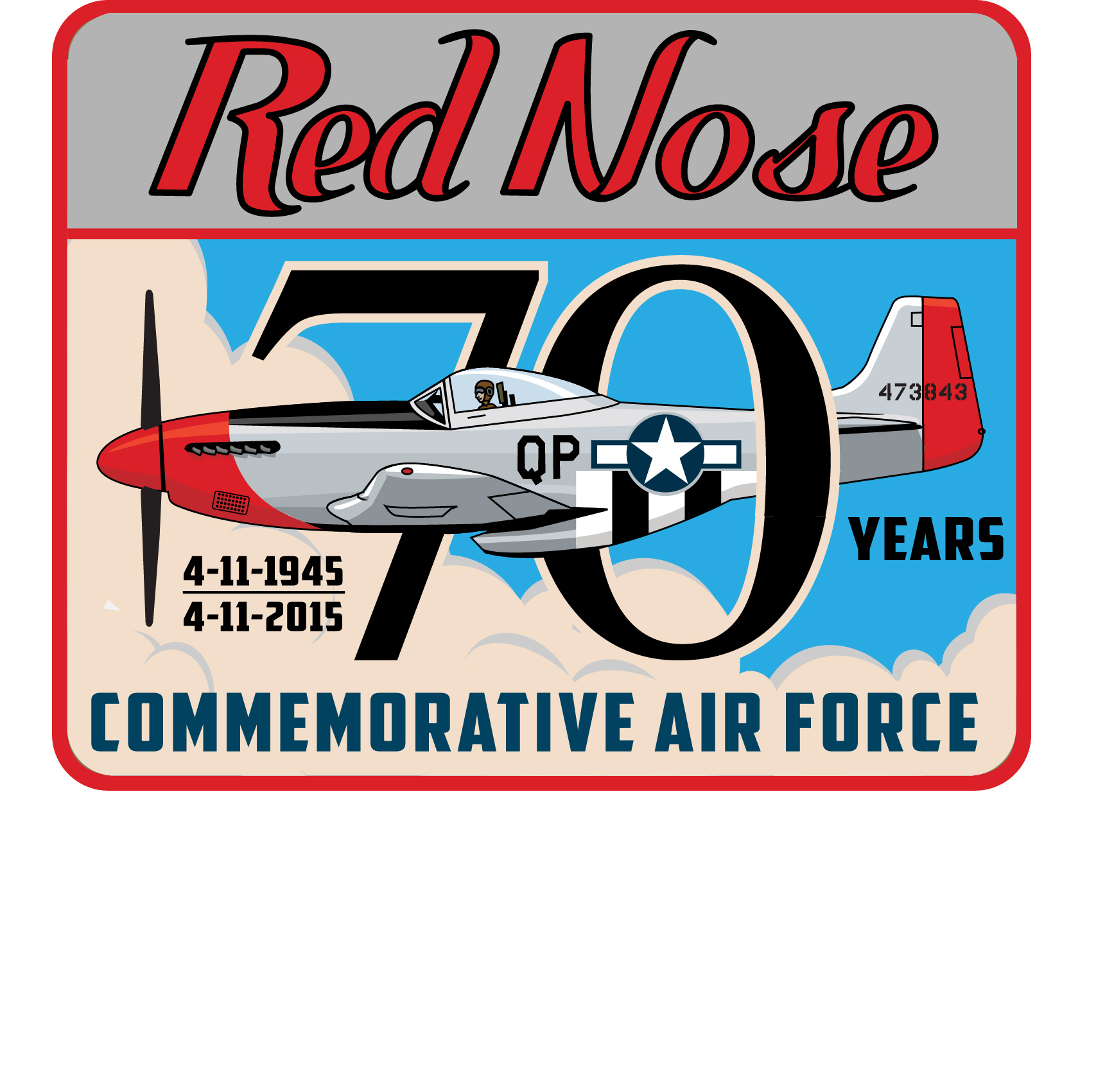 The Original CAF Warbird - Old Red Nose... 14 The anniversary patch designed by Chad 'Django" Hill.