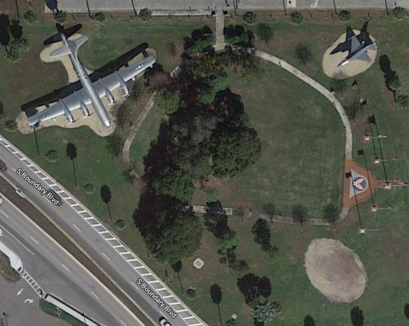 MacDill AFB's KB-50 Moves to Air Mobility Command Museum 18 MacDill Memorial Air Park circa 2017