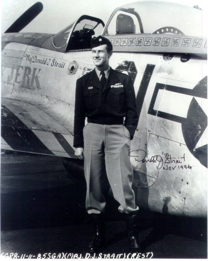 Ultimate Warbird Flights Unveils "Jersey Jerk" 10 Major Donald A Strait of the 356th Fighter Group