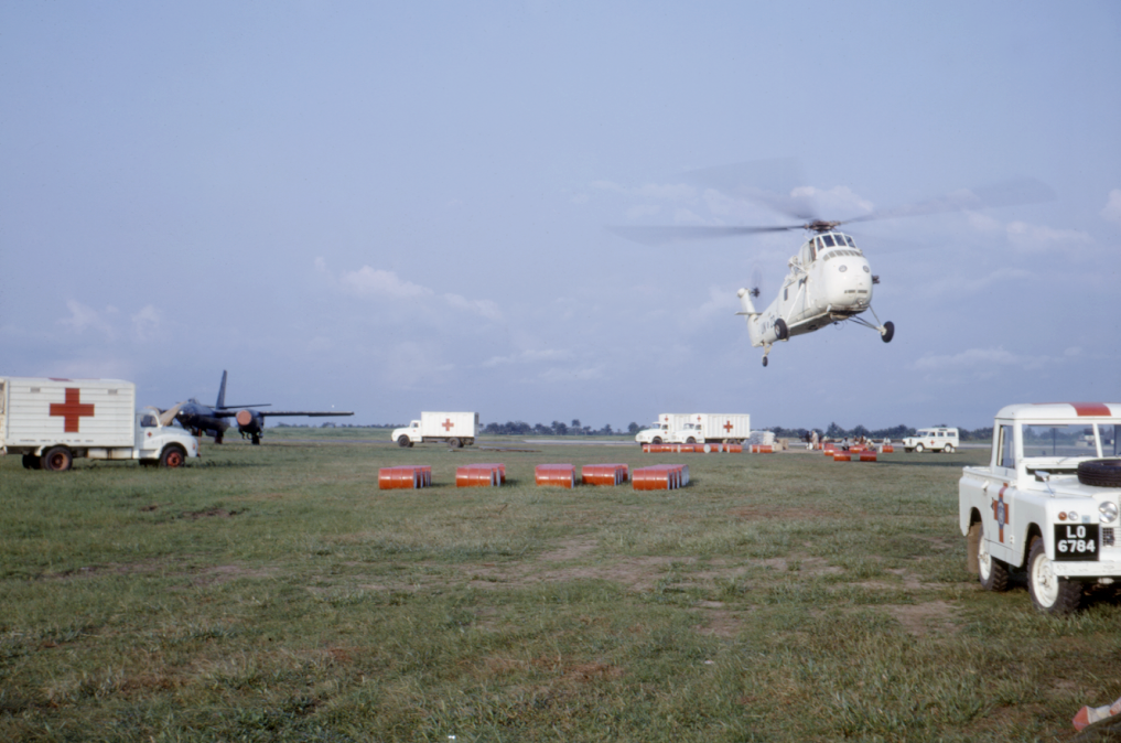 Discover an Untold Story of Humanitarian Heroism - Operation Lights Out 10 Makeshift airport in Calabar Nigeria probably 1968